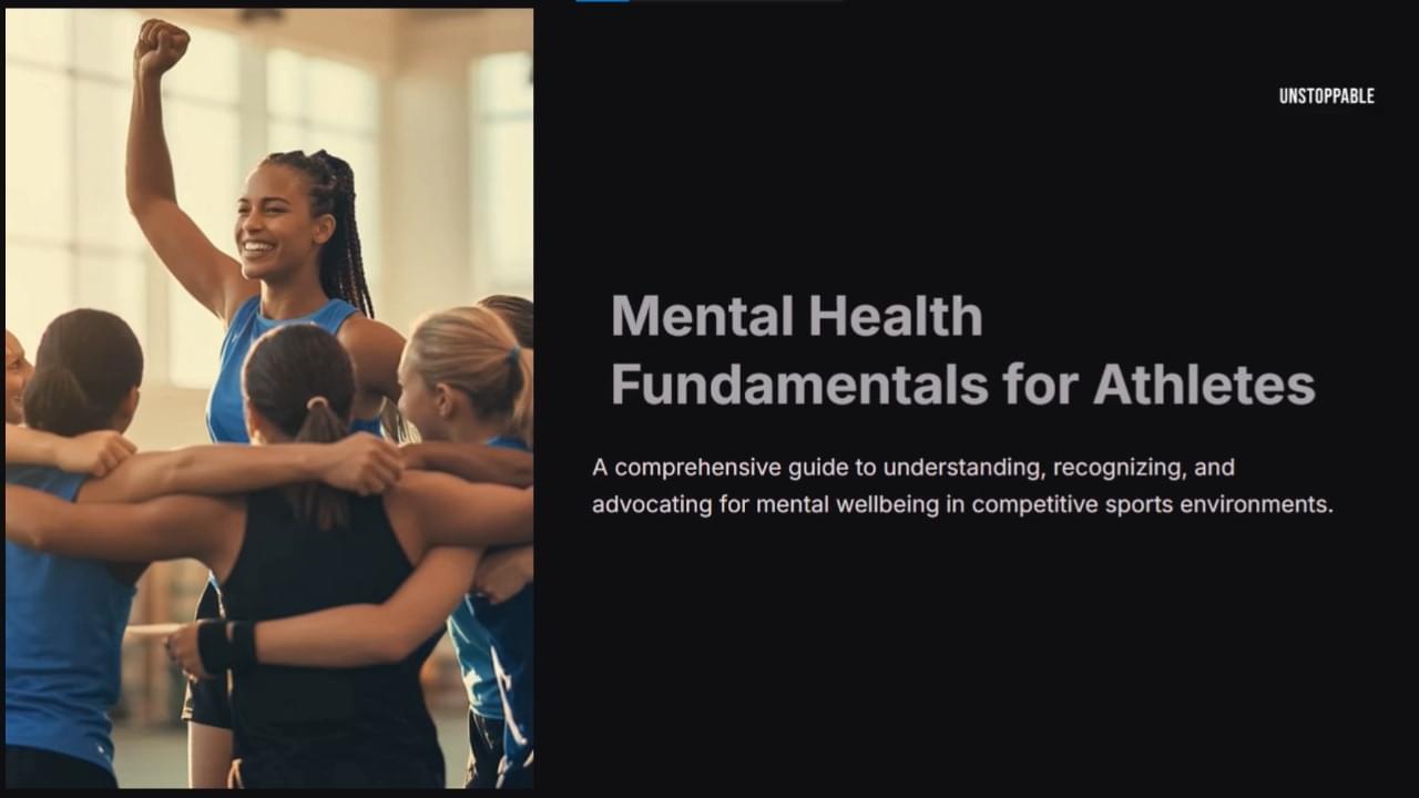 Unstoppable: The Young Athlete’s Guide to Rock-Solid Mental Strength (Online Course)